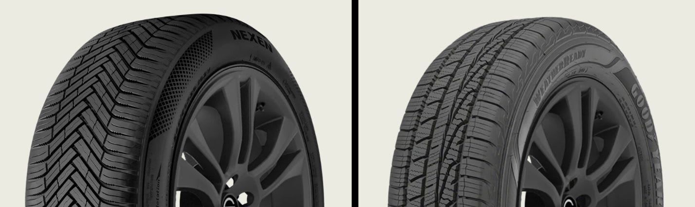 Nexen N Blue 4S 2 vs Goodyear Assurance WeatherReady tires