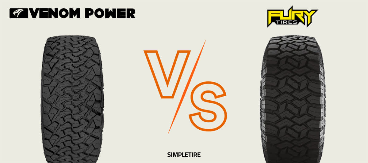 Venom Power Terra Hunter X/T vs Fury Country Hunter R/T tires