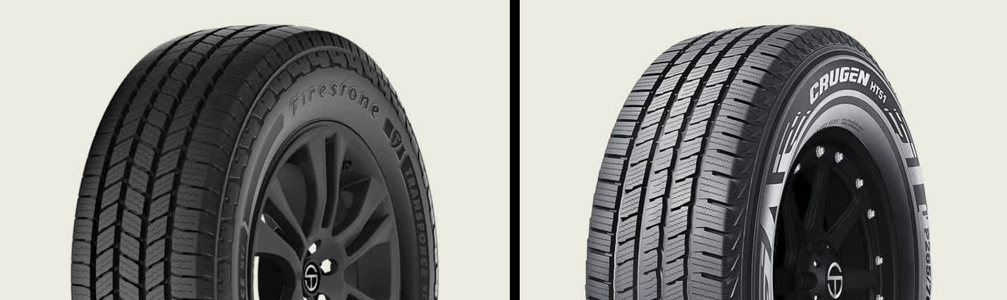 Firestone Transforce HT3 vs Kumho Crugen HT51 tires