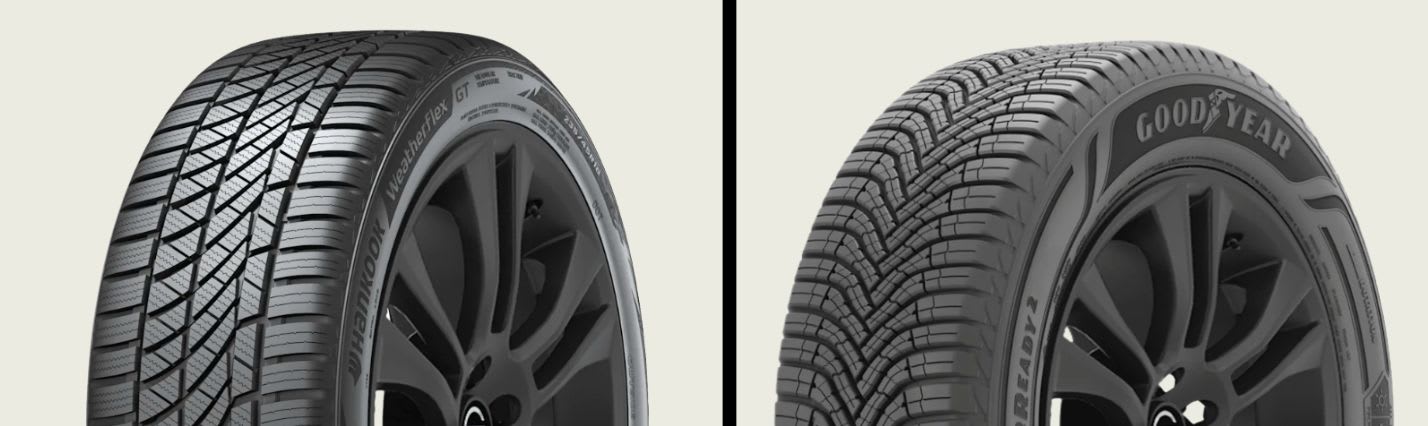 Hankook Weatherflex GT vs Goodyear Assurance WeatherReady 2 tires
