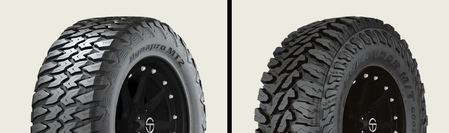 Hankook Dynapro MT2 RT05 vs Yokohama Geolandar M/T G003 tires