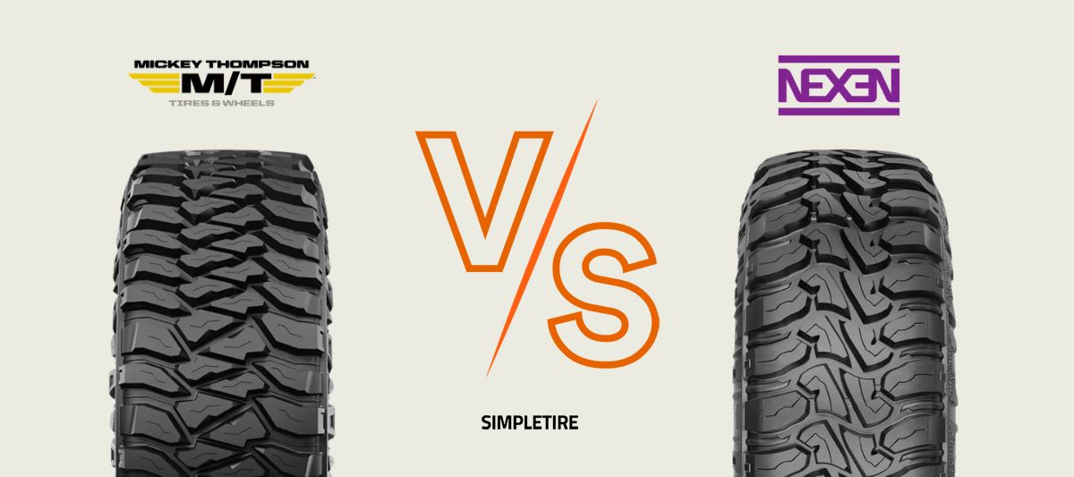 Mickey Thompson Baja Legend MTZ vs Nexen Roadian MTX tires