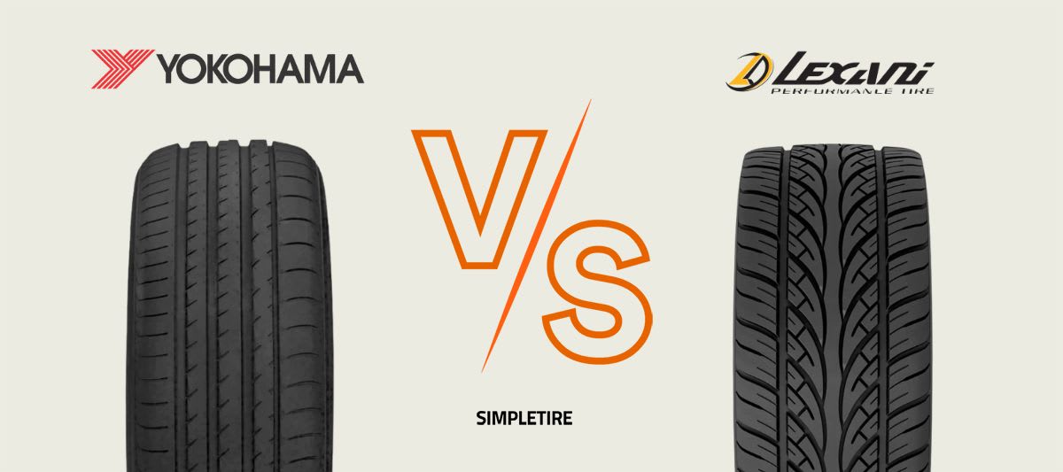 Yokohama Advan Sport V105 vs Lexani LX-Nine tires