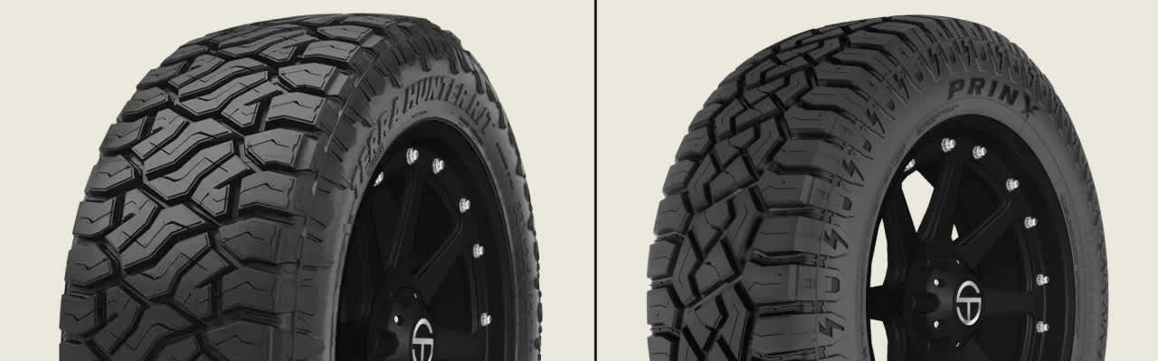 Venom Power Terra Hunter R/T vs Prinx HiCountry RT HR1 tires