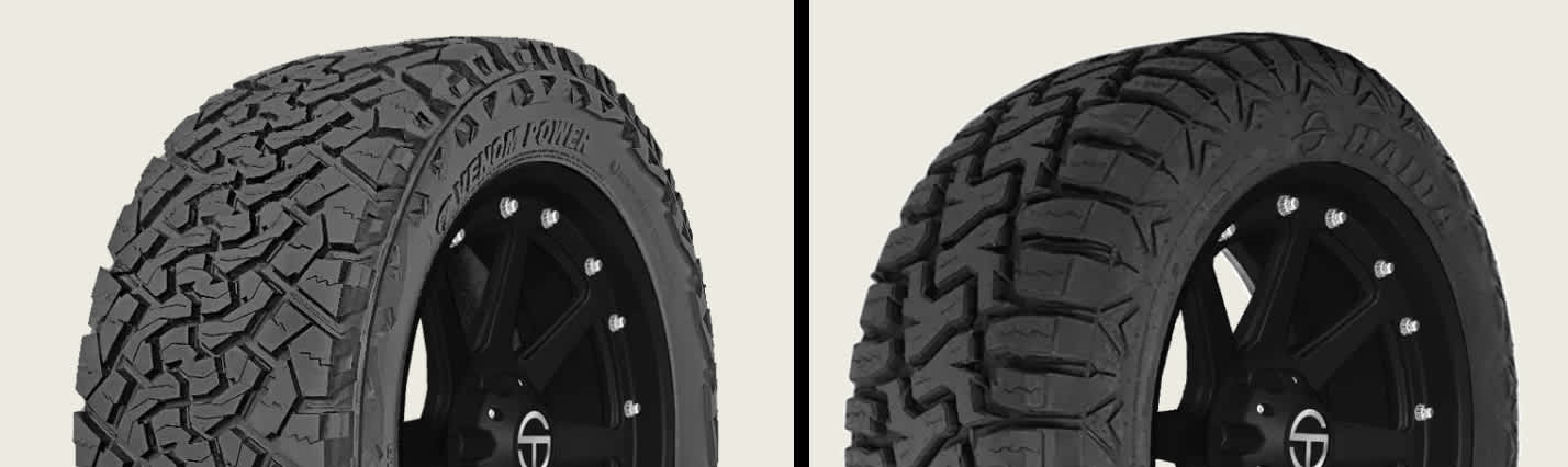 Venom Power Terra Hunter X/T vs Haida HD878 R/T tires