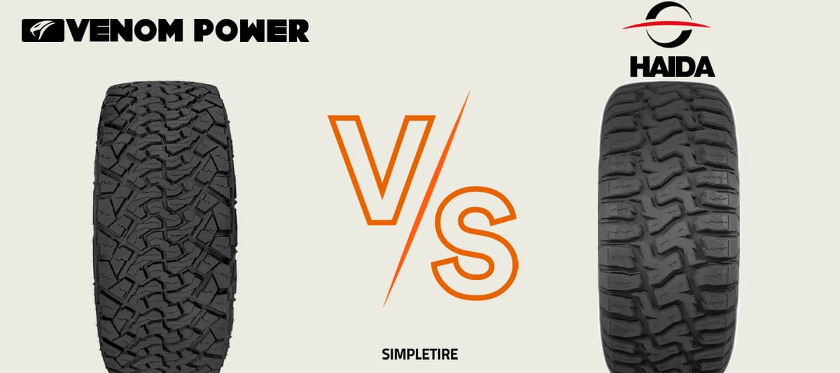 Venom Power Terra Hunter X/T vs Haida HD878 R/T tires