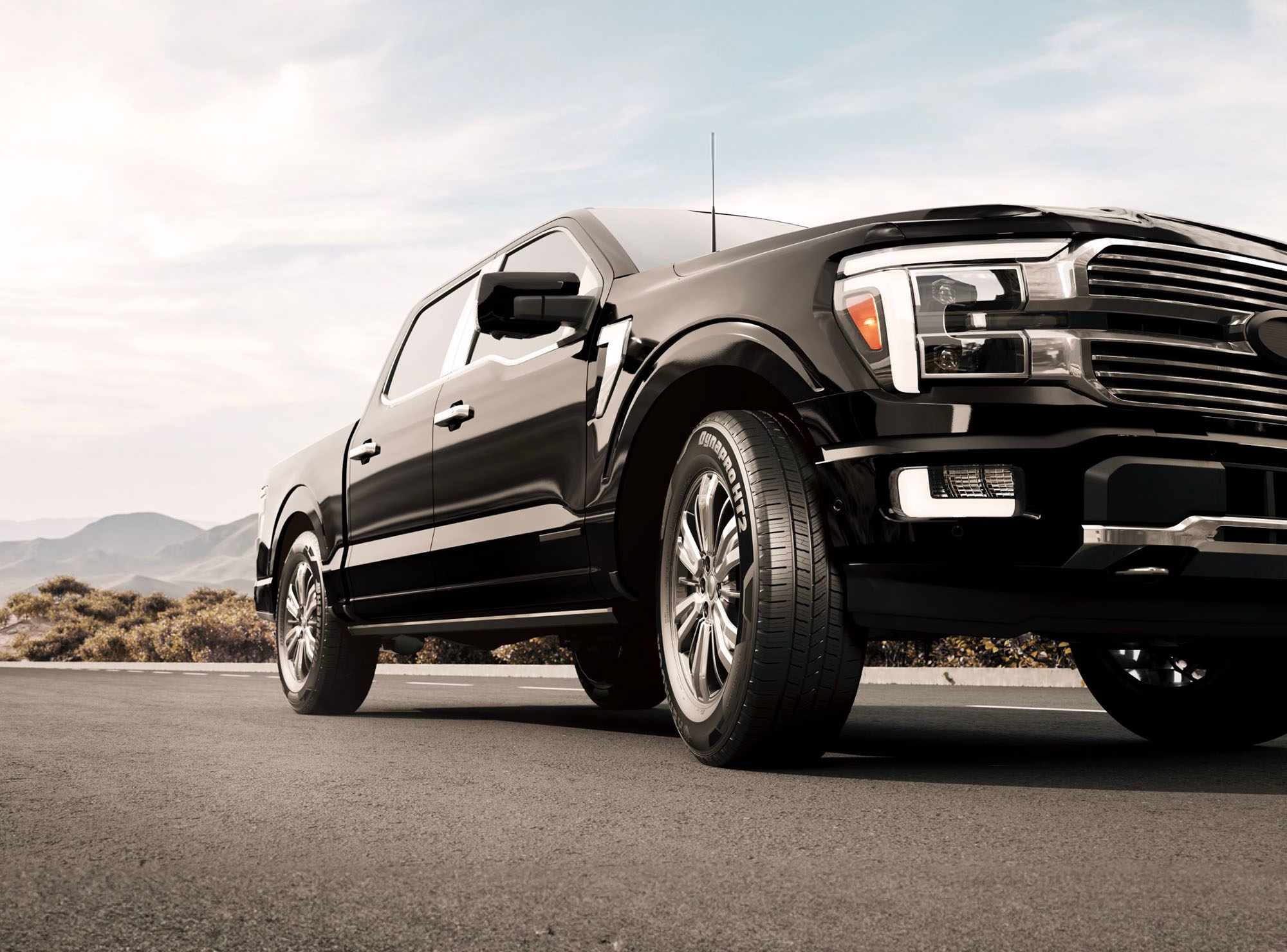 Hankook Dynapro HT2 RH14 tires on a pickup truck
