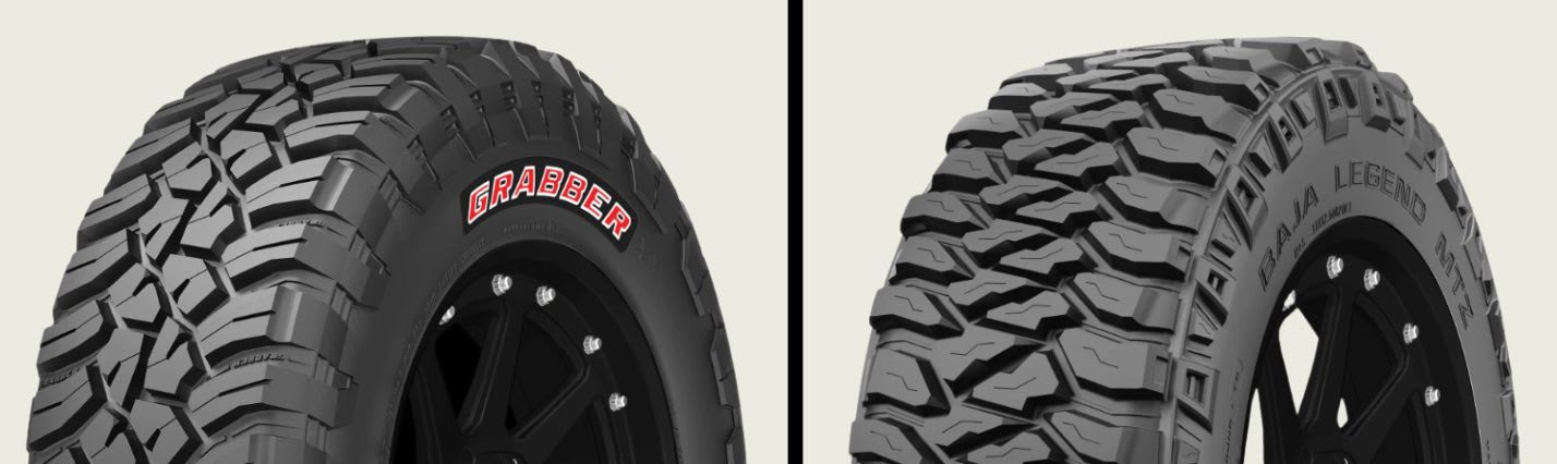 General Grabber X3 vs Mickey Thompson Baja Legend MTZ tires