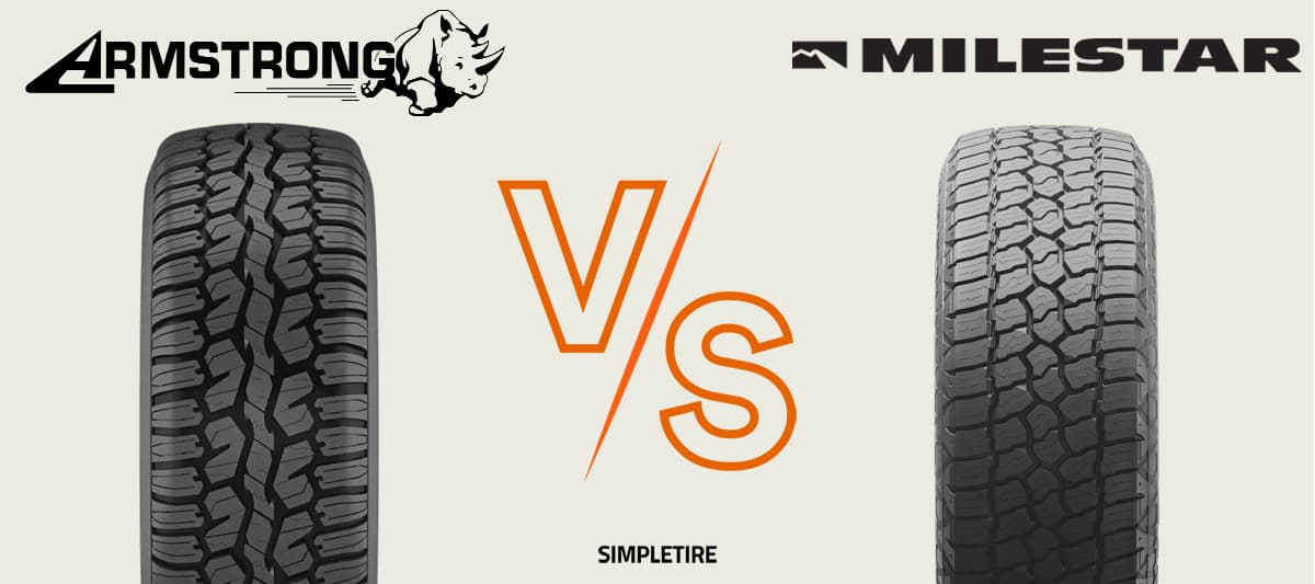 Armstrong Tru-Trac AT vs Milestar Patagonia A/T R tires