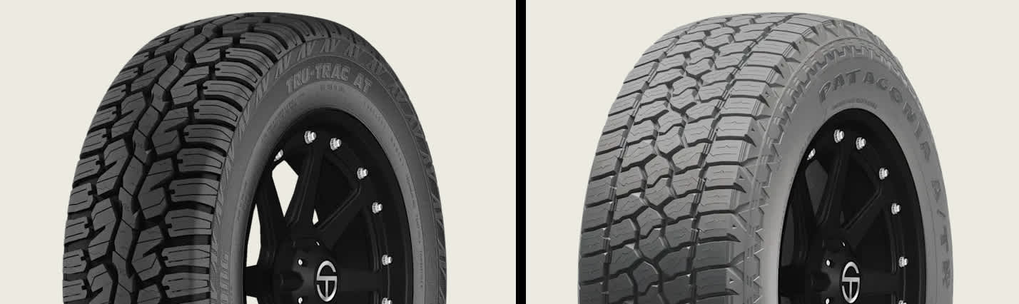 Armstrong Tru-Trac AT vs Milestar Patagonia A/T R tires