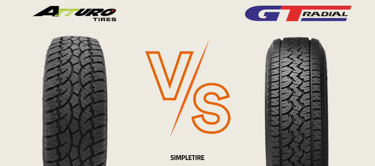Atturo Trail Blade A/T vs GT Radial Adventuro AT3 tires
