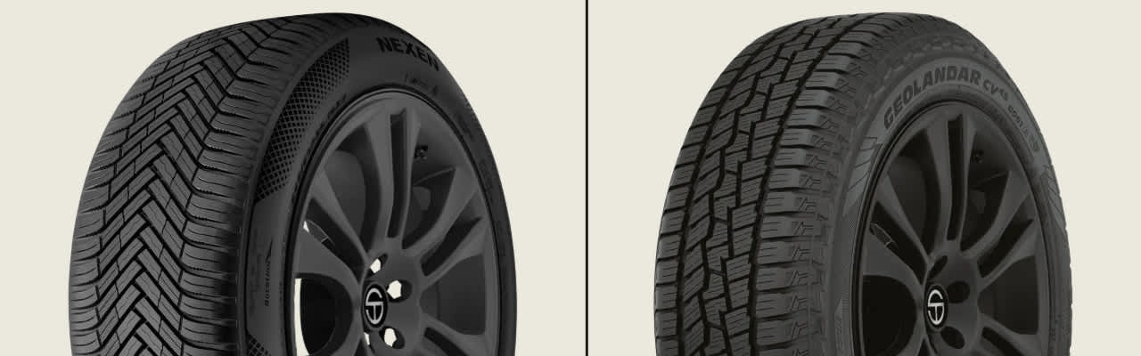 Nexen N Blue 4S 2 vs Yokohama Geolandar CV4S tires