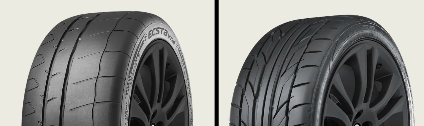 Kumho Ecsta V730 vs Nitto NT555 G2 tires