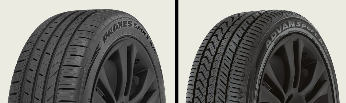Toyo Proxes Sport A/S+ vs Yokohama Advan Sport A/S Plus tires