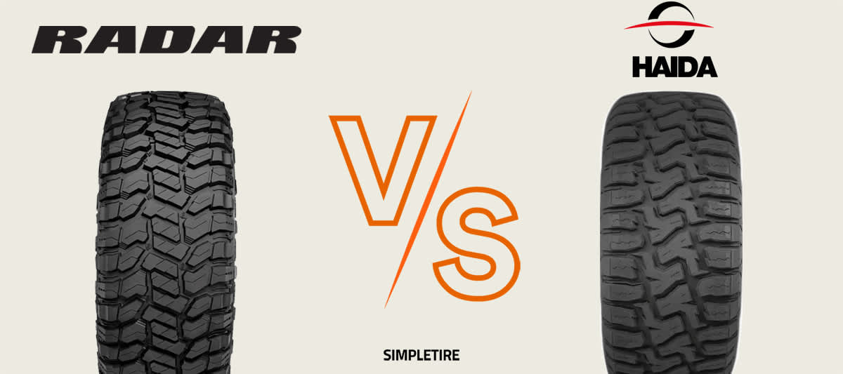 Radar Renegade R/T vs Haida HD878 R/T tires