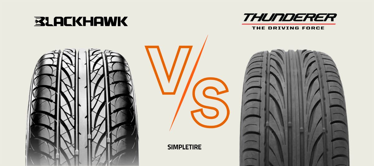 BlackHawk Street-H HU01 vs Thunderer Mach III R702 tires