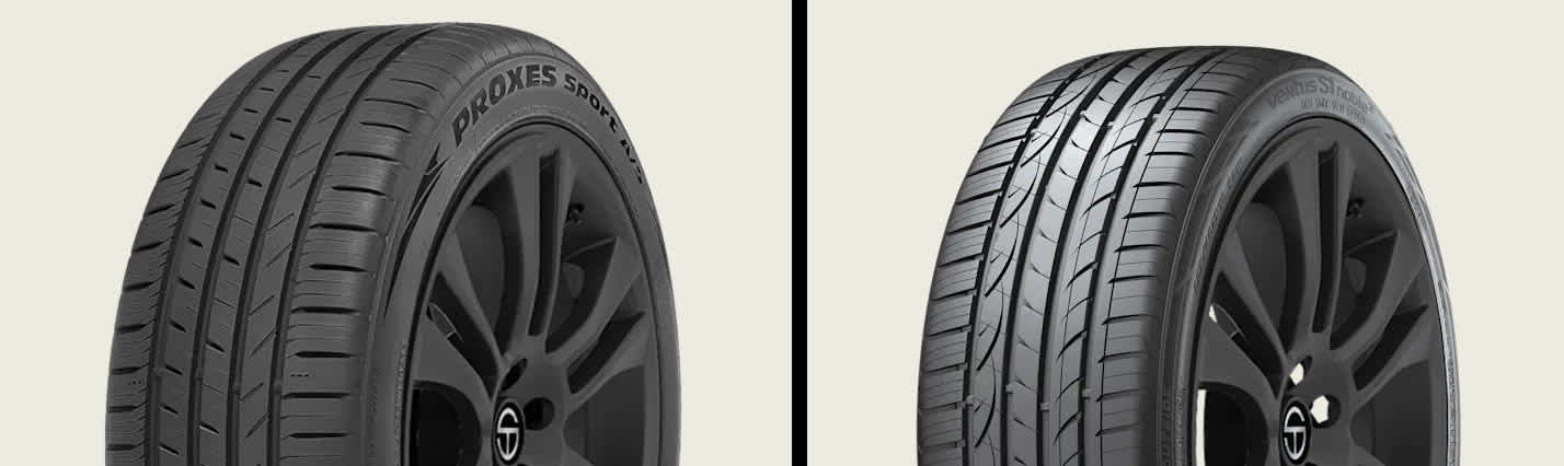 Toyo Proxes Sport A/S+ vs Hankook Ventus S1 Noble2 (H452) tires