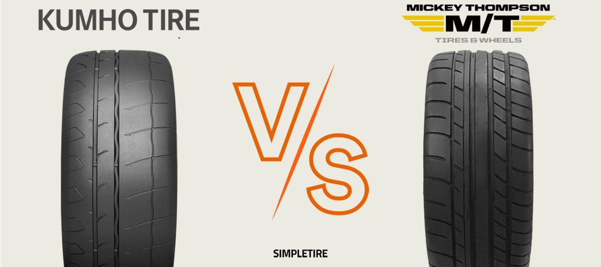 Kumho Ecsta V730 vs Mickey Thompson Street Comp tires
