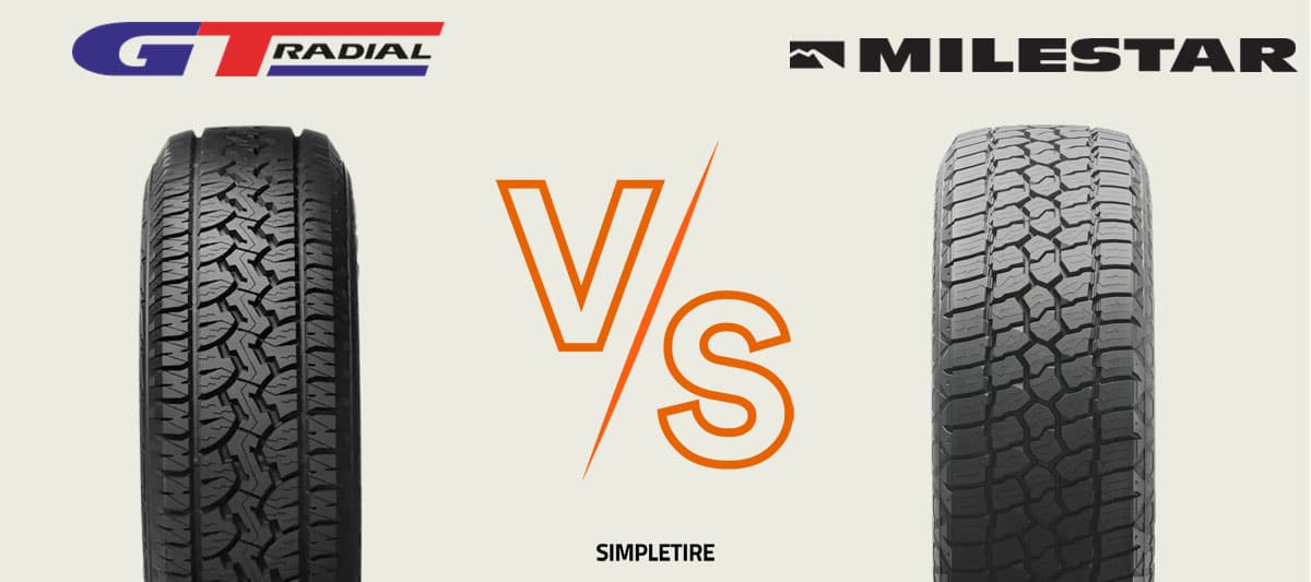 GT Radial Adventuro AT3 vs Milestar Patagonia A/T R tires