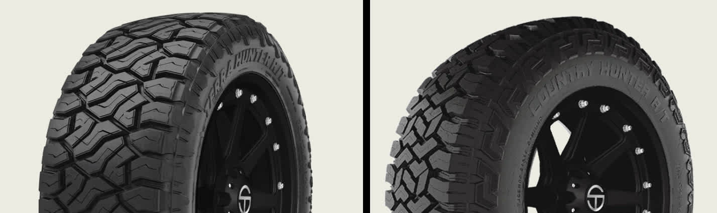 Venom Power Terra Hunter R/T vs Fury Country Hunter R/T tires