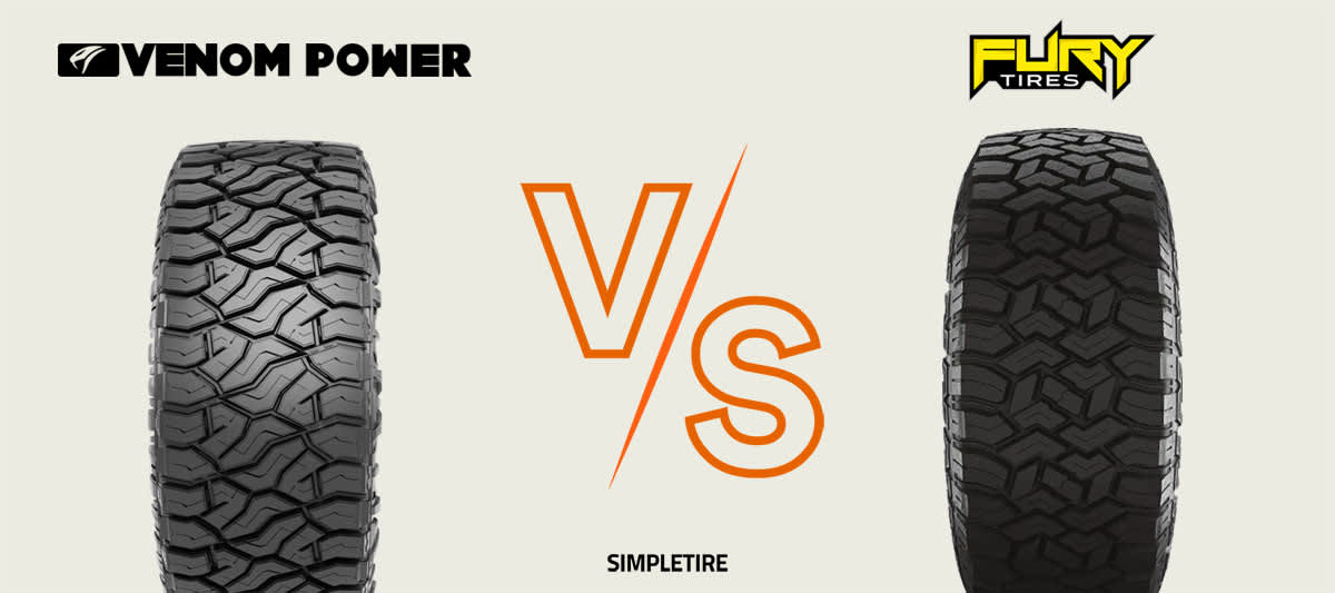 Venom Power Terra Hunter R/T vs Fury Country Hunter R/T tires