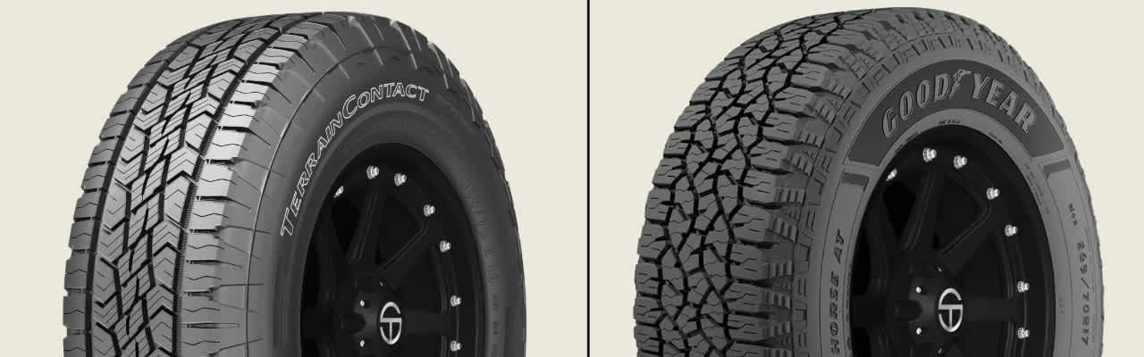 Continental TerrainContact A/T vs Goodyear Wrangler Workhorse AT tires