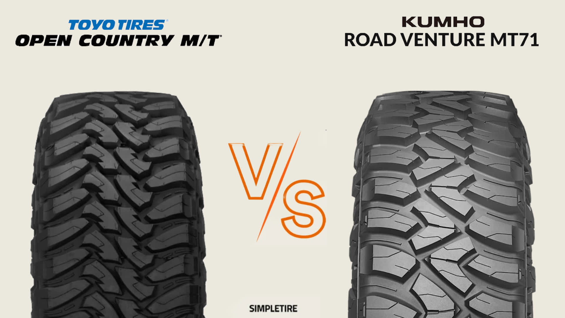 Toyo Open Country M/T vs Kumho Road Venture MT71 tires