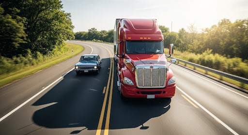 How to Drive Safely Around Large Trucks