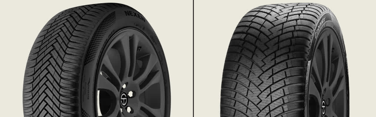 Nexen N Blue 4S 2 vs Pirelli Cinturato WeatherActive tires side by side