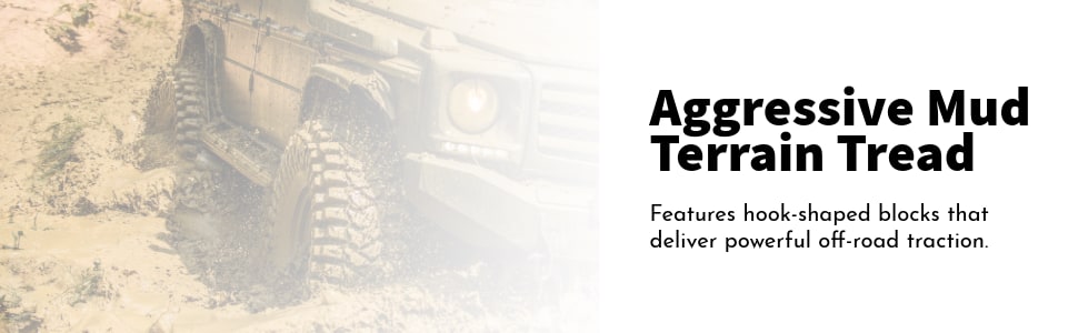 Toyo Open Country M/T Aggressive mud terrain tread