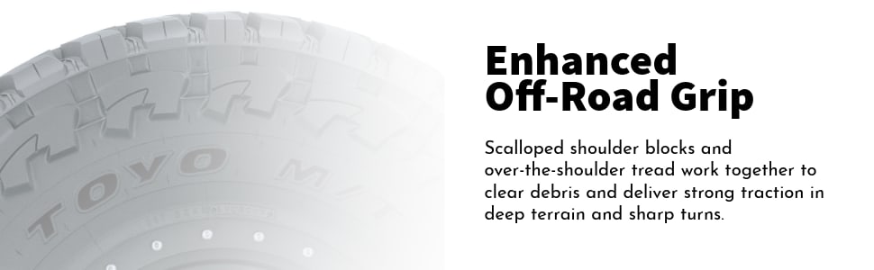 Toyo Open Country M/T Enhanced off-road grip