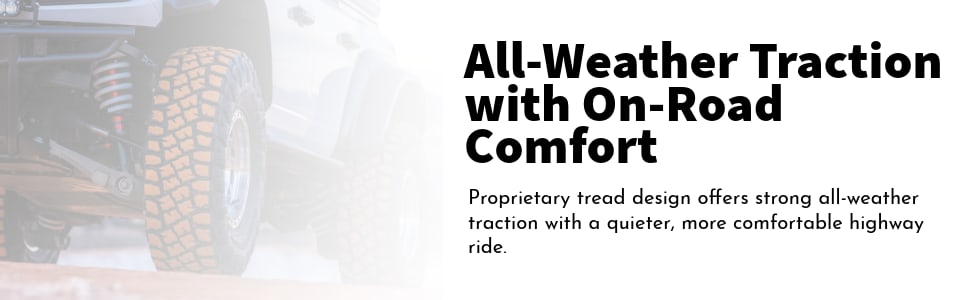 Toyo Open Country R/T Pro All-Weather traction with on-road comfort
