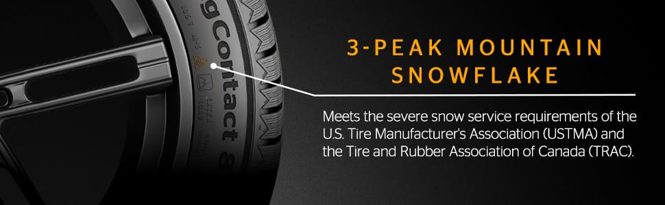 Continental VikingContact 8 3-Peak Mountain Snowflake certified
