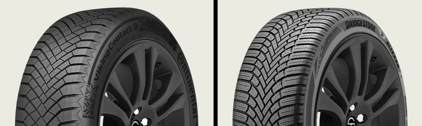 Continental VikingContact 8 vs Bridgestone Blizzak 6 tires