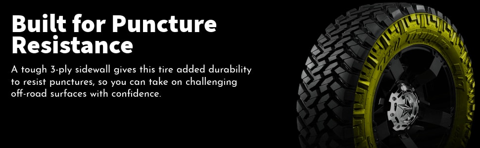 Nitto Trail Grappler M/T tires Built for puncture resistance