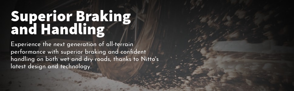 Nitto Terra Grappler G3 tires superior braking and handling