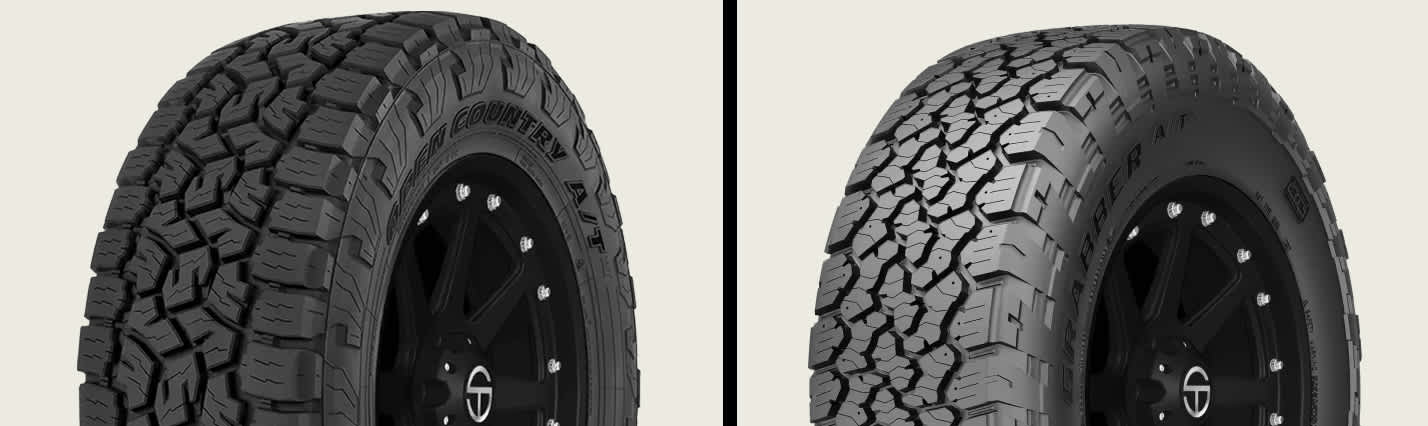 Toyo Open Country A/T III vs General Grabber A/TX tires