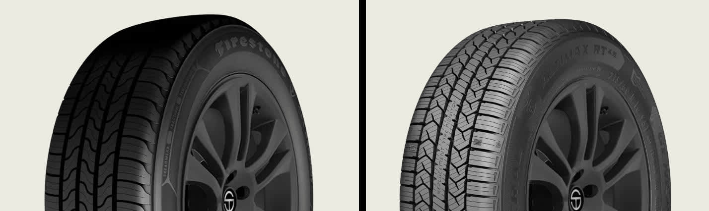 Firestone All-Season vs General Altimax RT45 tires