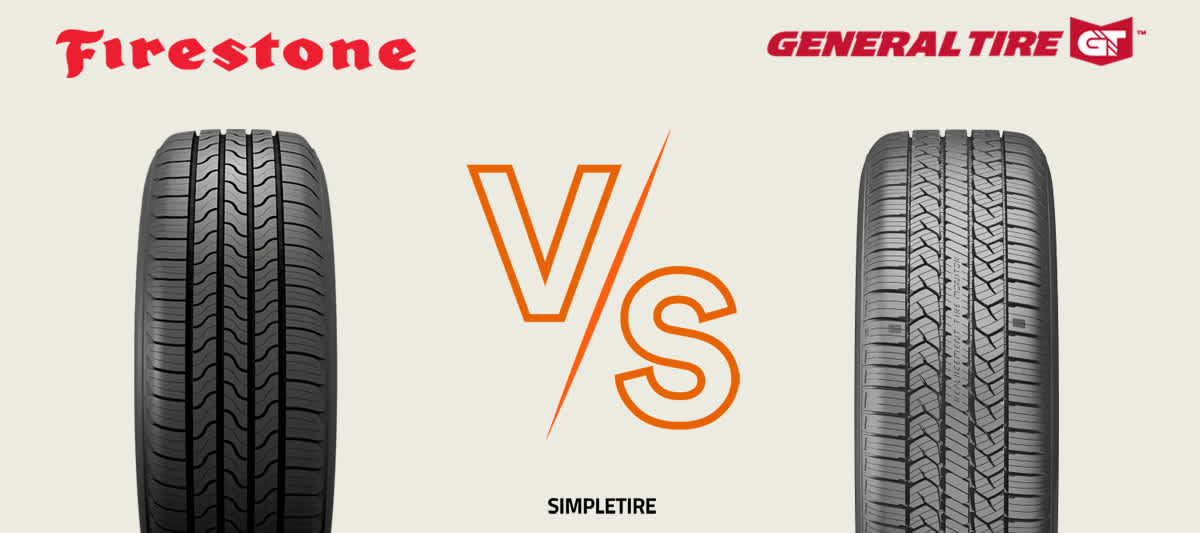 Firestone All-Season vs General Altimax RT45 tires