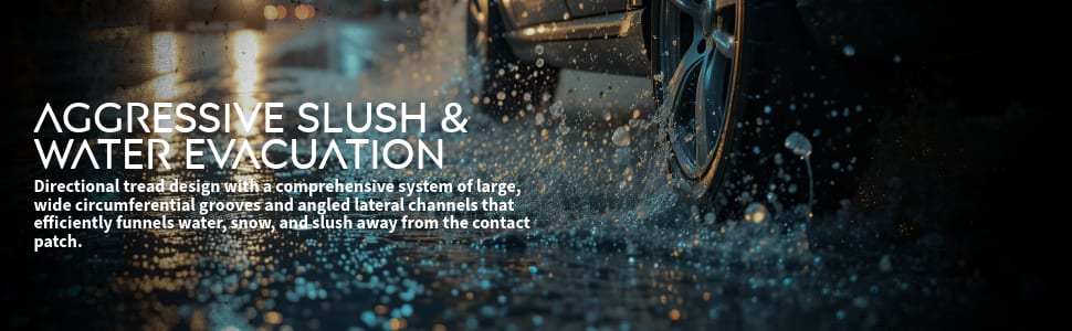 Nexen Winguard Sport 2 aggressive slush and water evacuation