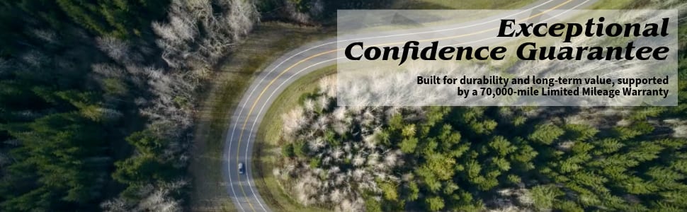 Bridgestone Weatherpeak tires Exceoptional confidence guarantee