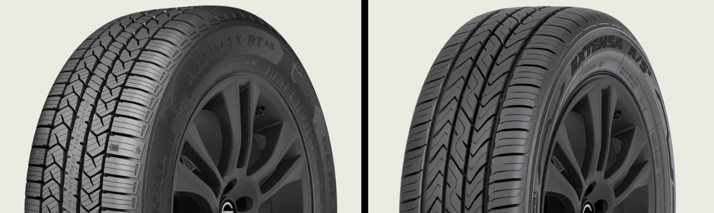 General Altimax RT45 vs Toyo Extensa A/S II tires