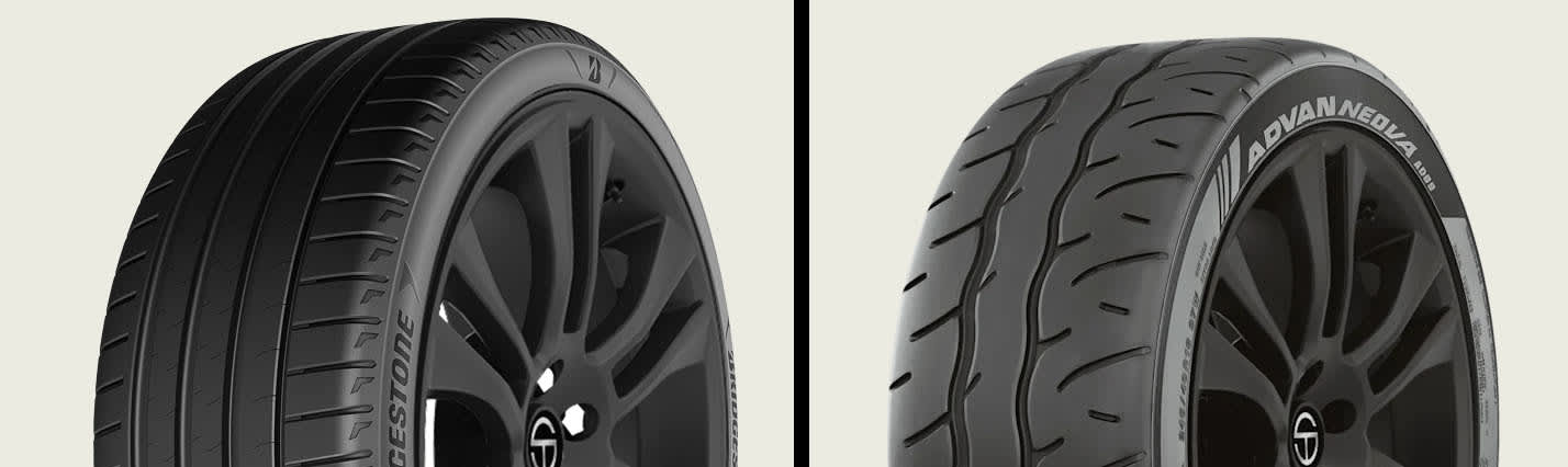 Bridgestone Potenza Sport vs. Yokohama Advan Neova AD09 tires