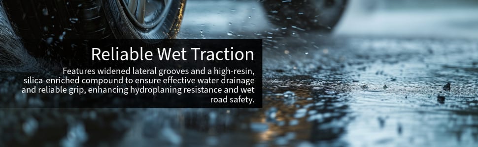 Hankook WeatherFlex GT (H755A) tires Reliable Wet Traction