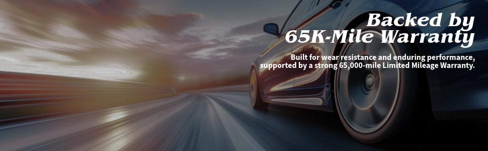 Bridgestone DriveGuard Plus tires backed by 65,000 mile warranty