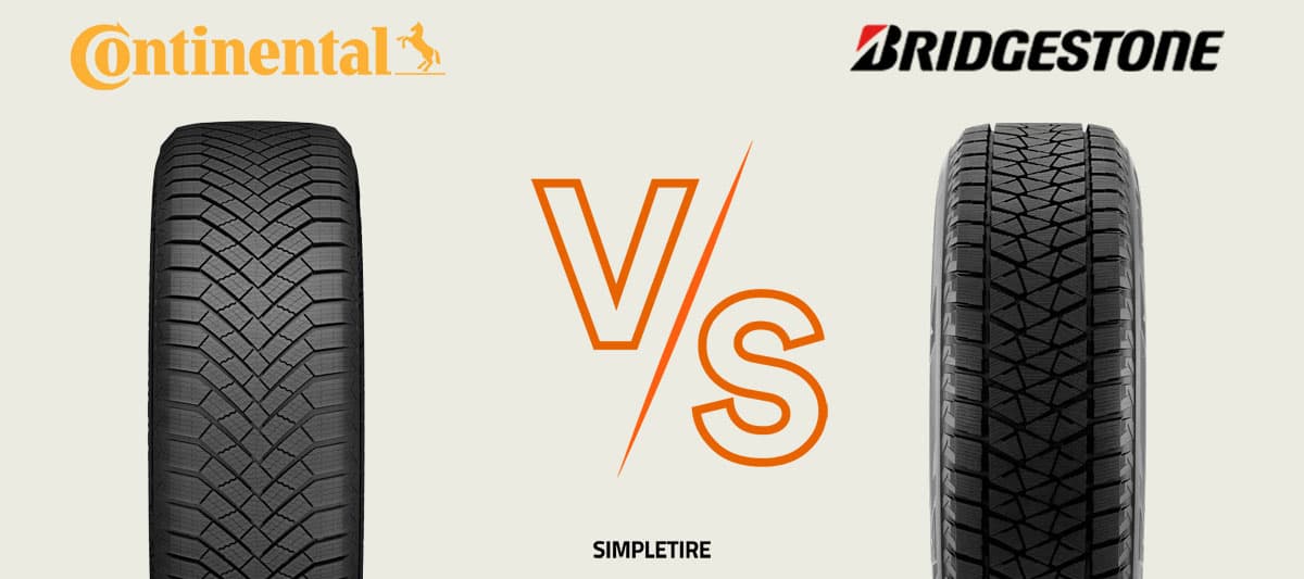 Continental VikingContact 8 vs Bridgestone Blizzak DM-V2 tires