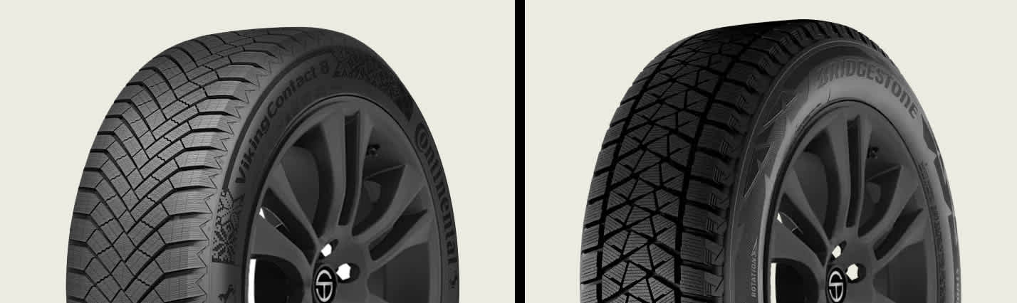 Continental VikingContact 8 vs Bridgestone Blizzak DM-V2 tires