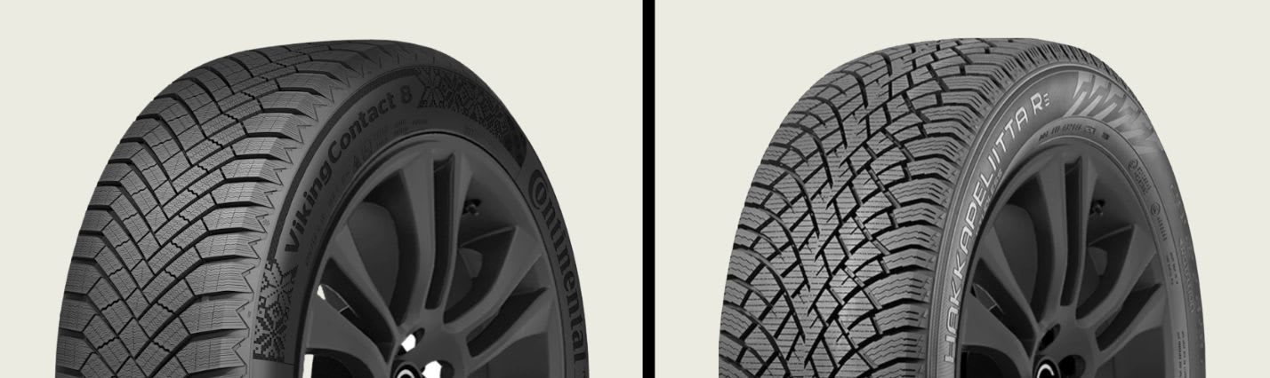 Continental VikingContact 8 vs Nokian Hakkapeliitta R5 tires