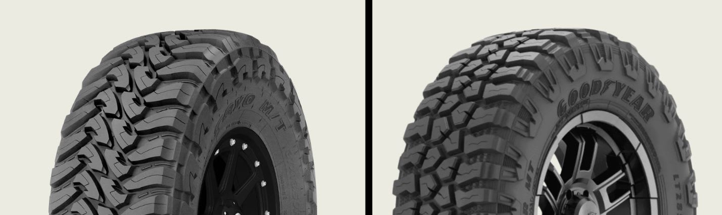 Toyo Open Country M/T vs Goodyear Wrangler Boulder MT tires
