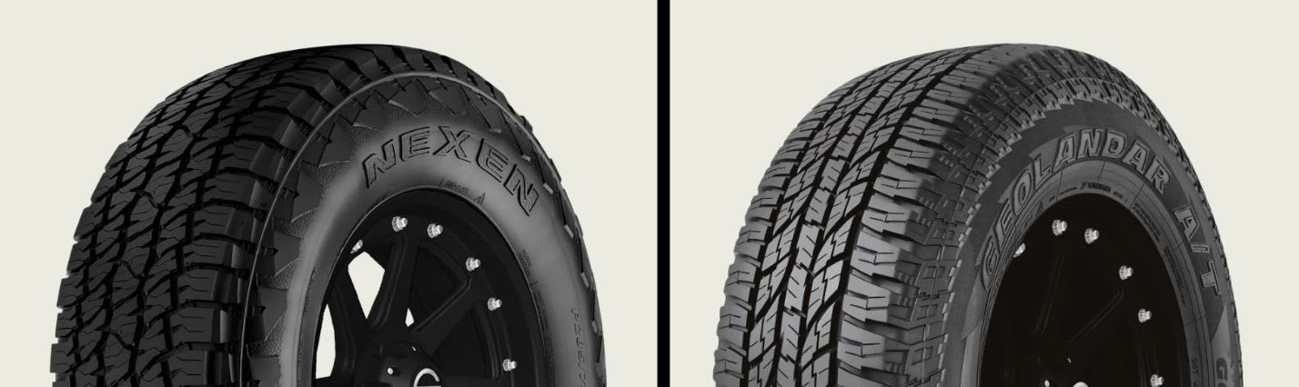 Nexen Roadian ATX vs Yokohama Geolandar AT G015 tires